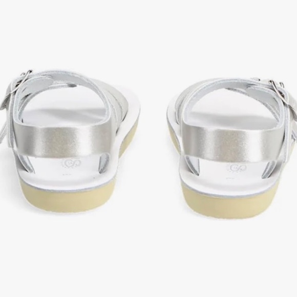 Sun Sand Sea Wee Salt Water Sandals In Silver Toddler Size 3 - Picture 2 of 7